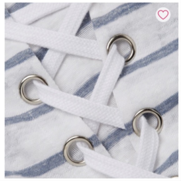 NWT Generation Love Kiki Lace up Tee - Picture 6 of 7